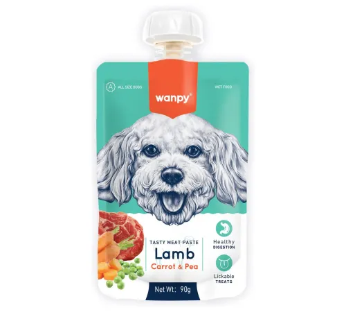 Wanpy Dog Мясное пюре из ягненка, 90 г