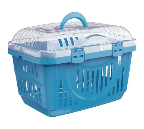 Georplast Переноска Rocket Transparent, 49х33х33 см