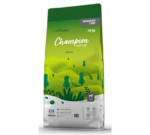 Craftia Champion Nature Super Puppy Medium&Large (Ягненок с бурым рисом), 18 кг