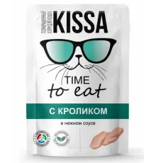 Kissa Пауч для кошек (Кролик в соусе), 75 г