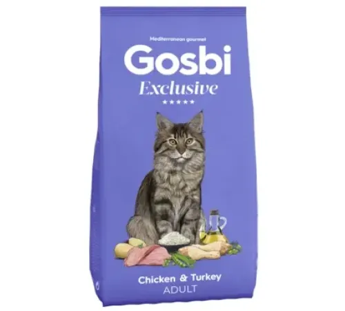 Gosbi Exclusive Adult Cat (Курица, индейка), 400 г