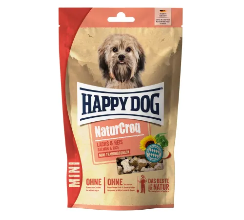 Happy Dog NaturCroq Mini Snack (Лосось с рисом), 100 г