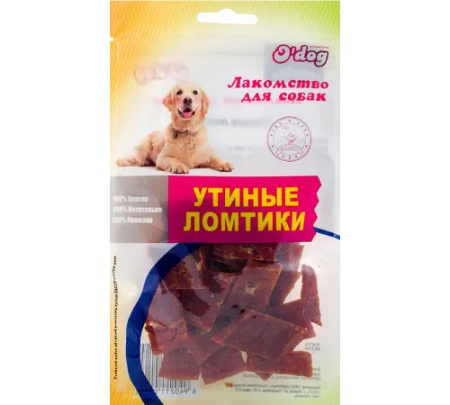 O'dog Лакомство Утиные ломтики, 50 г
