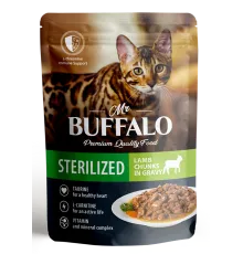 Mr. Buffalo Sterilized Cat (Ягненок в соусе), 85 г