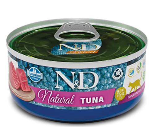 Консервы Farmina N&D Natural Cat (Тунец), 70 г