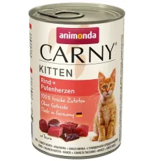 Carny Kitten (с говядиной и сердцем индейки) 200 г х 10 шт