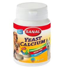 Sanal Лакомство для собак дрожжи-кальций, банка, 75 г