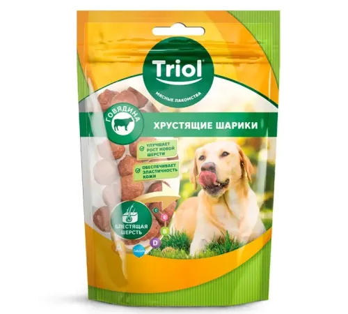 Triol Хрустящие шарики из говядины, 70 г