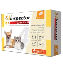 Экопром Inspector Quadro Tabs, для кошек и собак 0,5 - 2 кг (упаковка)