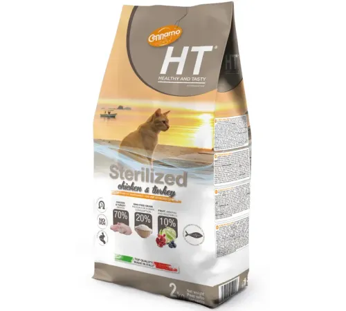Cennamo HT Sterilized Cat (Курица, индейка), 2 кг