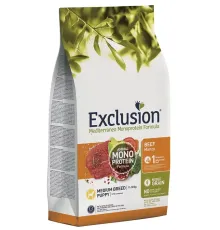 Exclusion Monoprotein Noble Grain Puppy Medium (Говядина), 3 кг