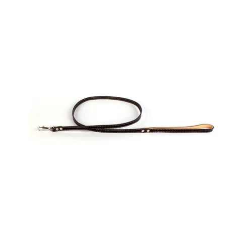 Collar одинарный с прошивкой Black 12 мм, 120 см