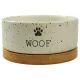 Mr.Kranch Миска керамическая Bamboo WOOF белая, 470 мл