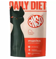 ENSO Daily Diet Пауч для кошек (Индейка в соусе), 85 г