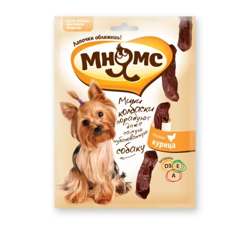 Мнямс Мини-колбаски для собак мелких пород, 75 г