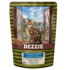Dezzie Sensitive Digestion Cat (Индейка, курица), 400 г