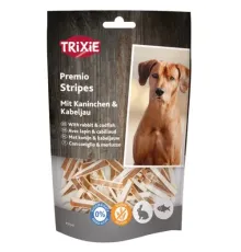 Trixie Premio Полоски с кроликом и треской для собак, 100 г
