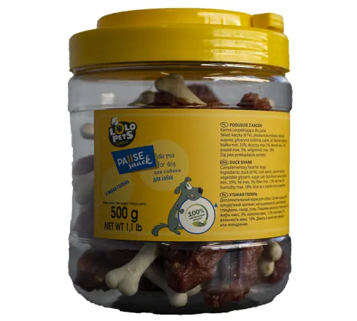 Lolo Pets Утиная голень, 500 г (банка)