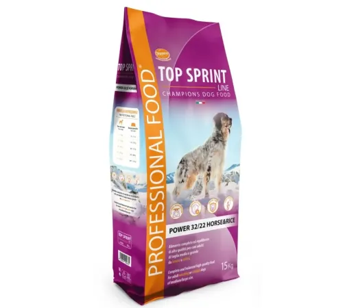 Cennamo Top Sprint Power Adult Dog (Конина и рис), 15 кг