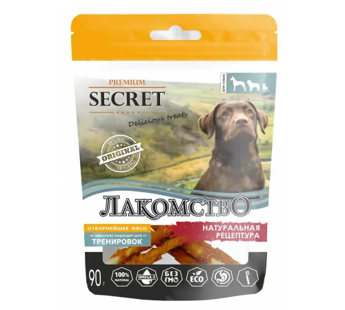 Secret Палочки куриные крученые для собак, 90 г