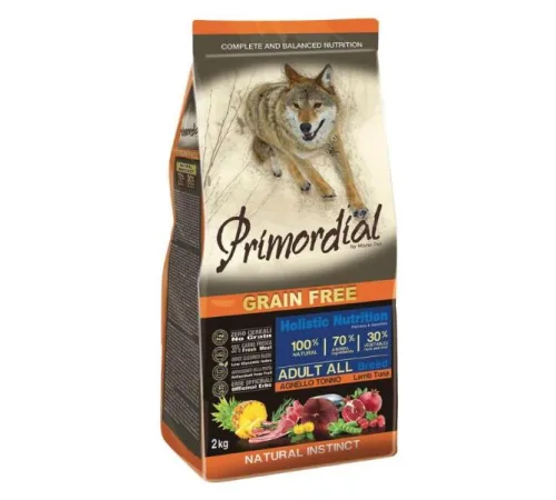 Primordial Dog Adult (Тунец, ягненок), 2 кг