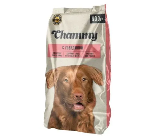 Chammy для взрослых собак (Говядина), 600 г