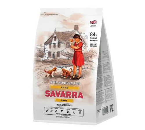 Savarra Kitten (Индейка, рис) 400 г