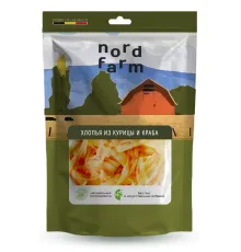 Nord Farm Хлопья из курицы и краба, 90 г