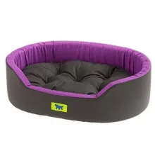 Ferplast Лежанка DANDY, черный/фиолетовый 45, 45х35х13 см