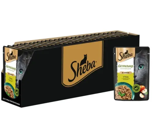 Sheba Nature's Collection (Утка с яблоками в соусе), 75 г