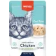 Wanpy Cat Пауч Курица и треска, 85 г