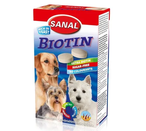 Sanal Лакомство для собак биотин, 100 г