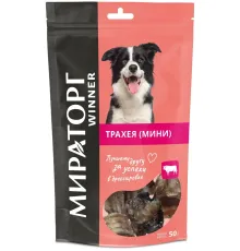 Мираторг Winner Лакомство Трахея говяжья (мини) для собак, 50 г