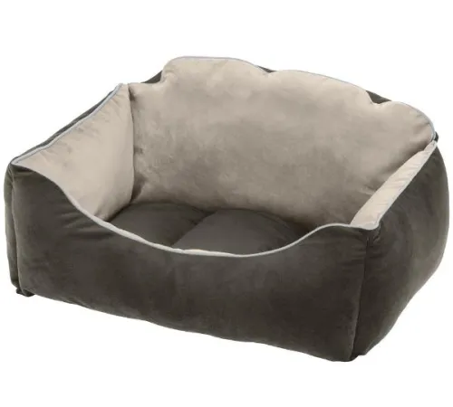 Ferplast Лежанка MILORD 65, серая/бежевая, 65х45х28 см