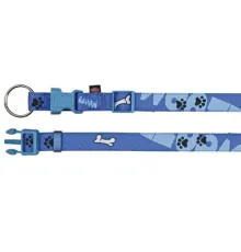 Trixie Ошейник Modern Art Collar Woof Blue ХXS-ХS