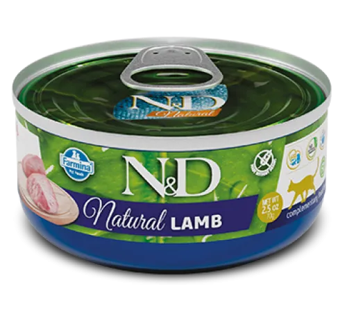 Консервы Farmina N&D Natural Cat (Ягненок), 70 г
