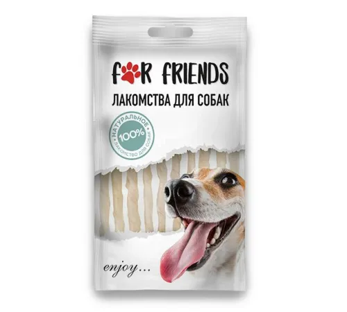 For Friends Палочки крученые жилованные для собак, 5