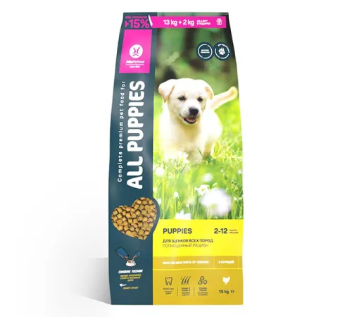 All Puppies для щенков всех пород (Курица), 2,2 кг
