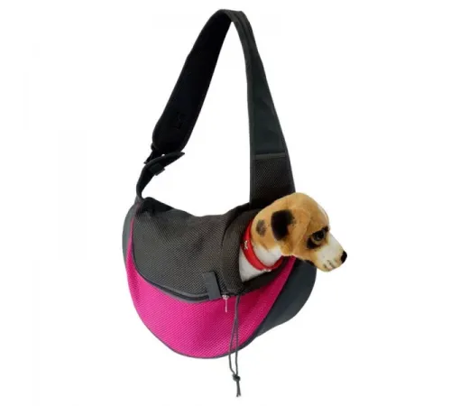 For Friends Cумка-переноска Рet Sling, розовая, M, 28*40*11 см