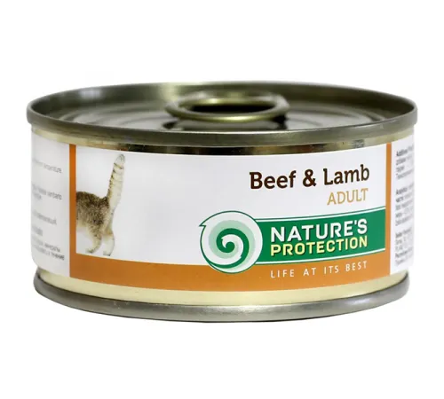 Nature's Protection Cat Beef & Lamb (Говядина, ягненок) 100 гр
