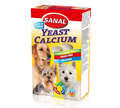 Sanal Лакомство для собак дрожжи-кальций,100 г