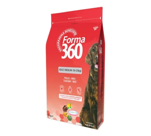 Forma 360 Dog Adult Medium/Maxi (Курица/рис), 12 кг