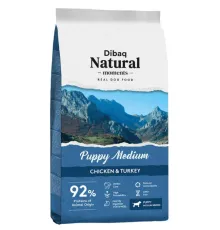 Dibaq Natural Moments Puppy Medium (Курица, индейка), 15 кг