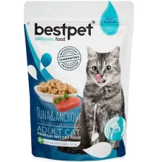 Bestpet Adult Cat (Тунец и анчоусы в желе), 85 г