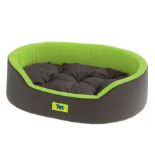 Ferplast Лежанка DANDY, черный/зеленый 80, 80х55х20 см