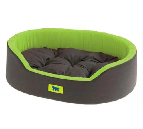 Ferplast Лежанка DANDY, черный/зеленый 80, 80х55х20 см
