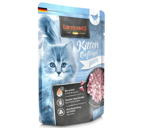 Leonardo Kitten Poultry (птица) 85 г