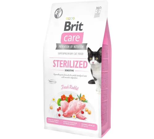 Brit Care Cat GF Sterilized Sensitive (Кролик) 2 кг