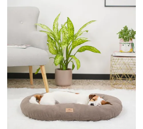 Ferplast Подушка RELAX Microfleece, коричневая, 45/2, 43 x 30 см