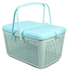 Triol 1055-1 Переноска из пластика квадратная L, 460х330х270 мм